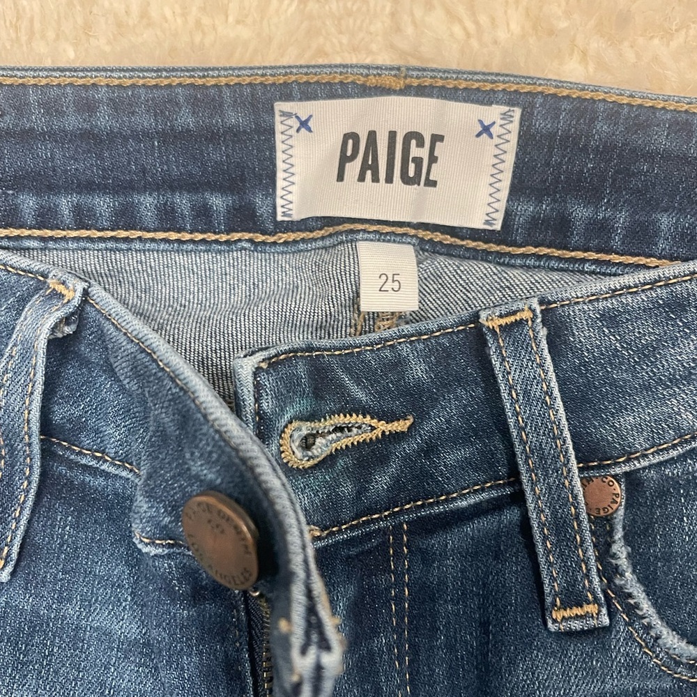 Paige Verdigo Crop Jeans 25